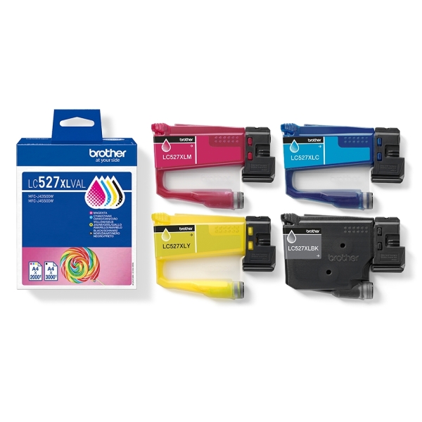 Pack Cartuchos Brother LC527XL Tinta Original